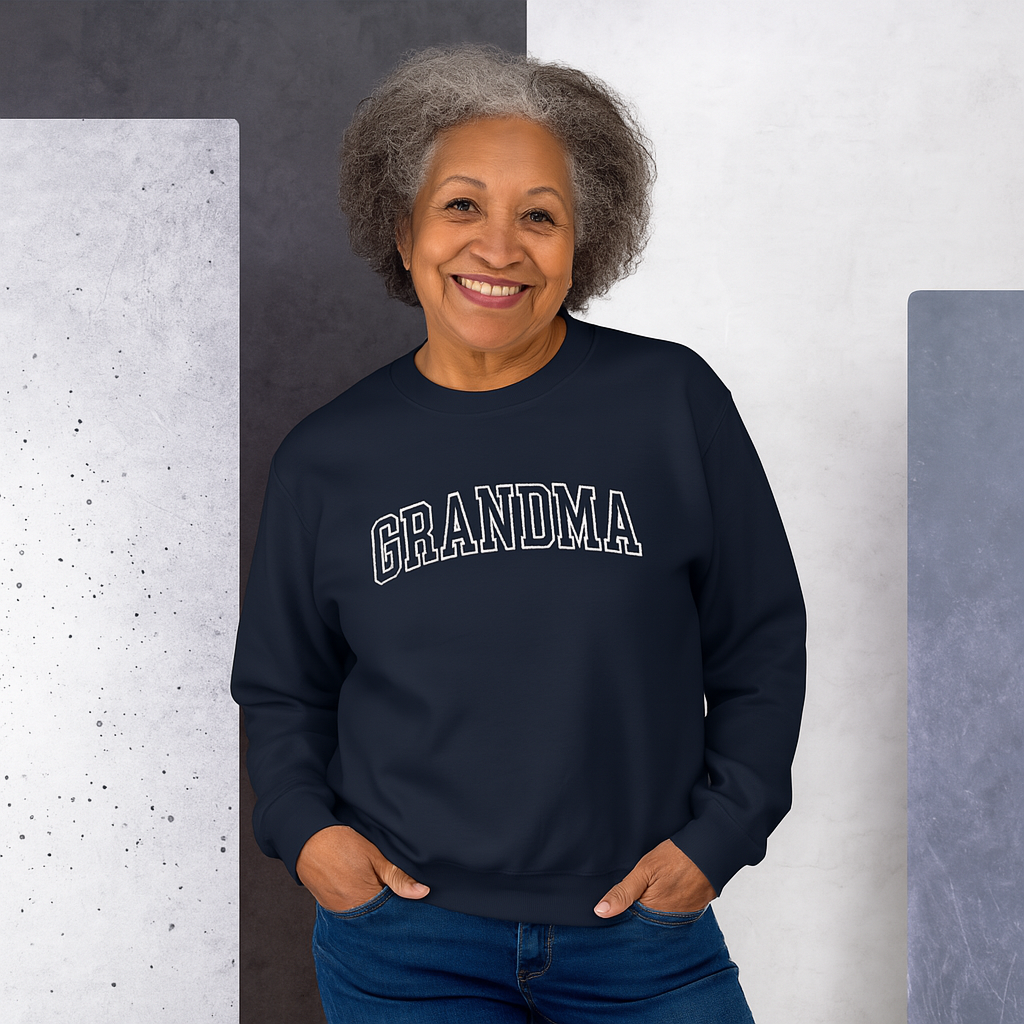 Personalized Grandmama Embroidered Sweatshirt – Cozy Custom Gift for Grandma