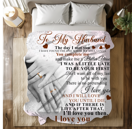 Husband Blanket – A Gift from the Heart