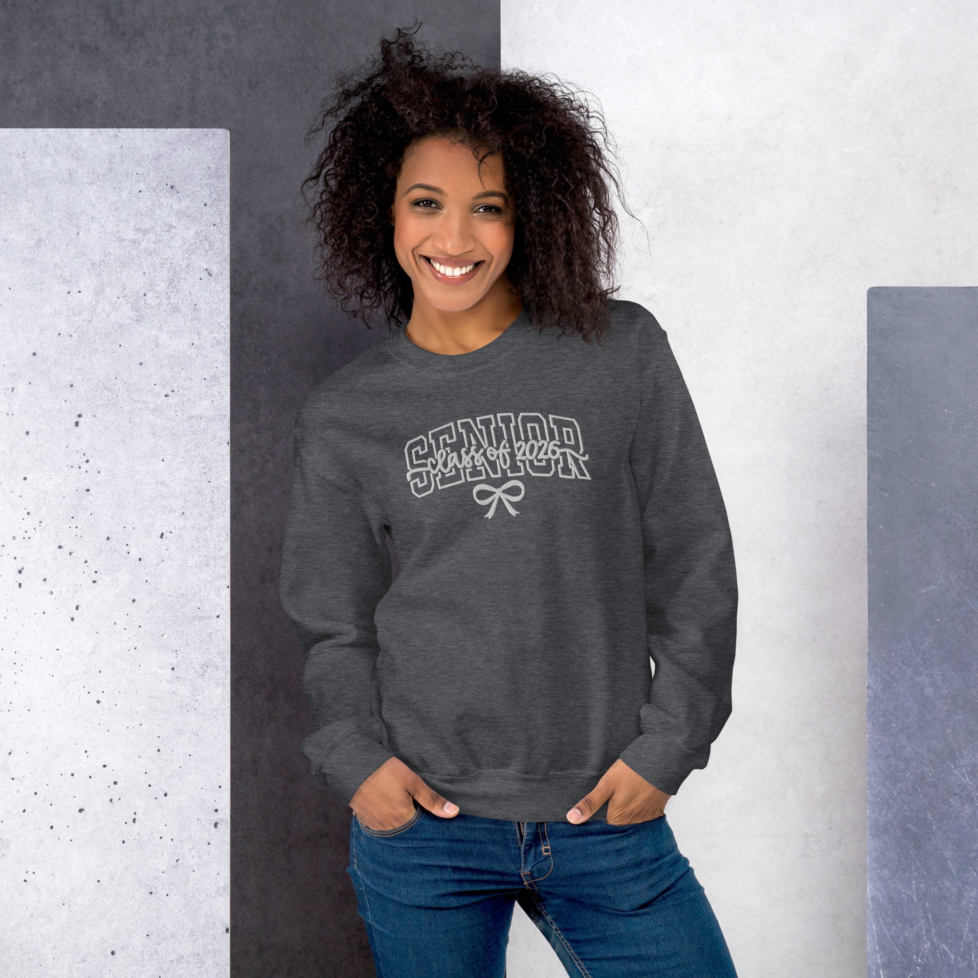 ★関税込★CITYBREEZE★LOGO EMBROIDERY OVER FIT SWEATSHIRT★ Sweatshirt with Printed Motif - Bright blue/Sport Society